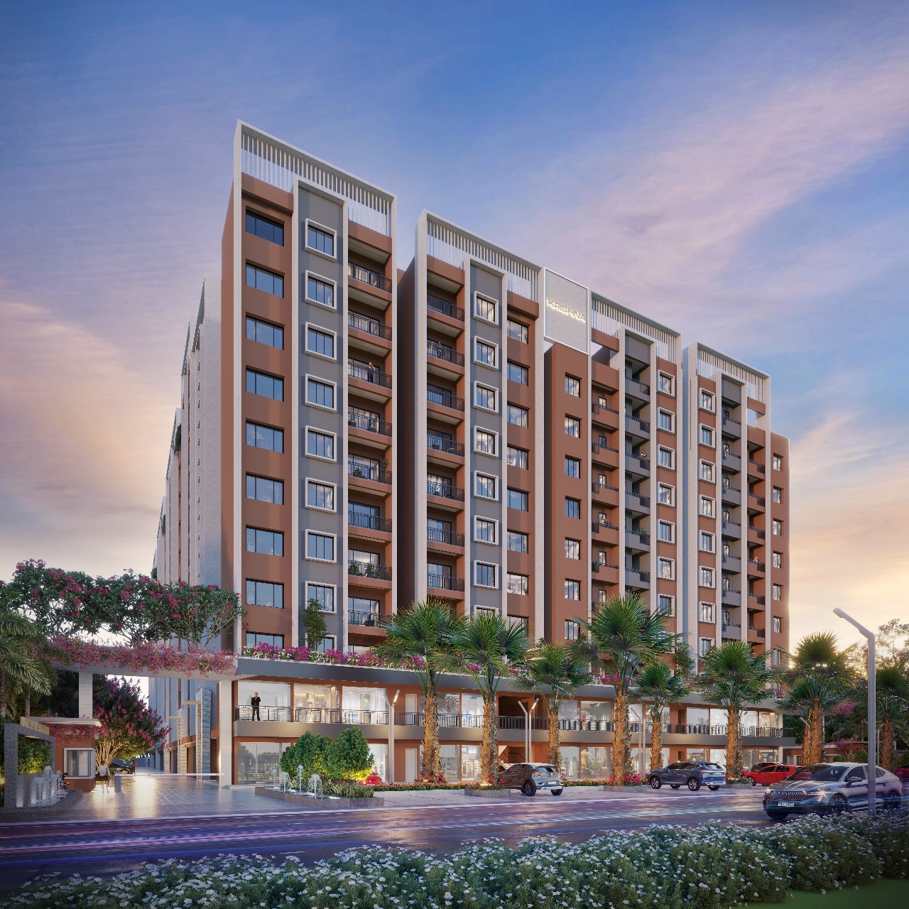 2 & 3 BHK Premium flats in Mahadevghat, Beside the Kharun River